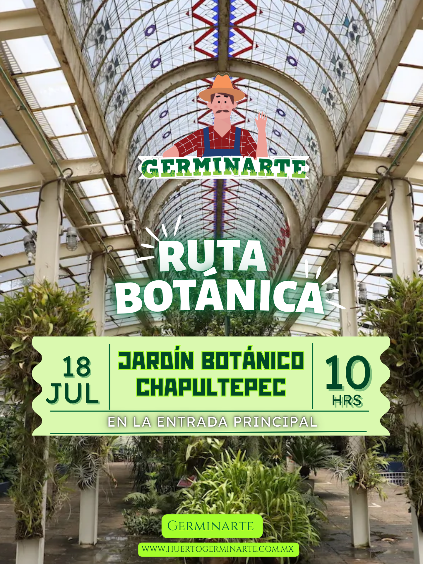 Ruta Botánica jardín botánico de Chapultepec 18 jul