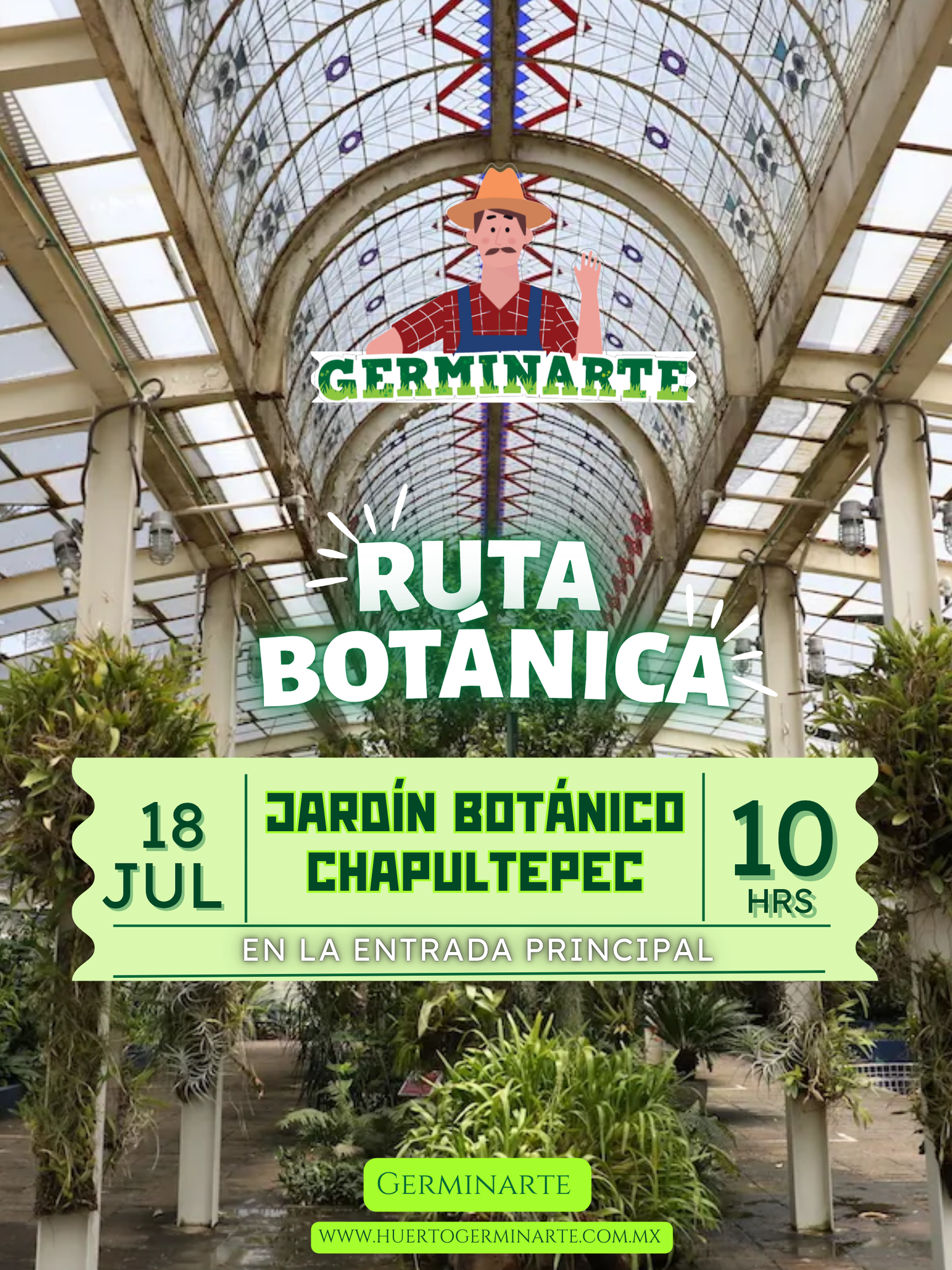 Ruta Botánica jardín botánico de Chapultepec 18 jul