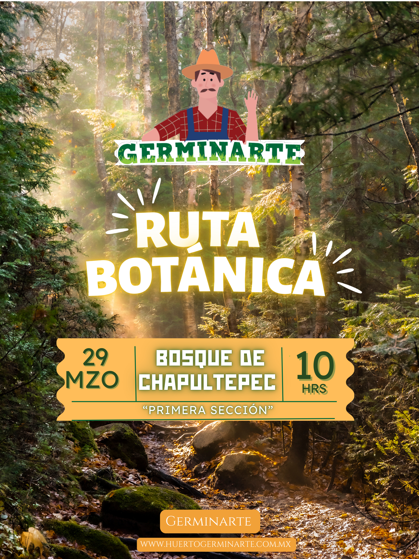 Ruta Botánica Chapultepec 29 Marzo