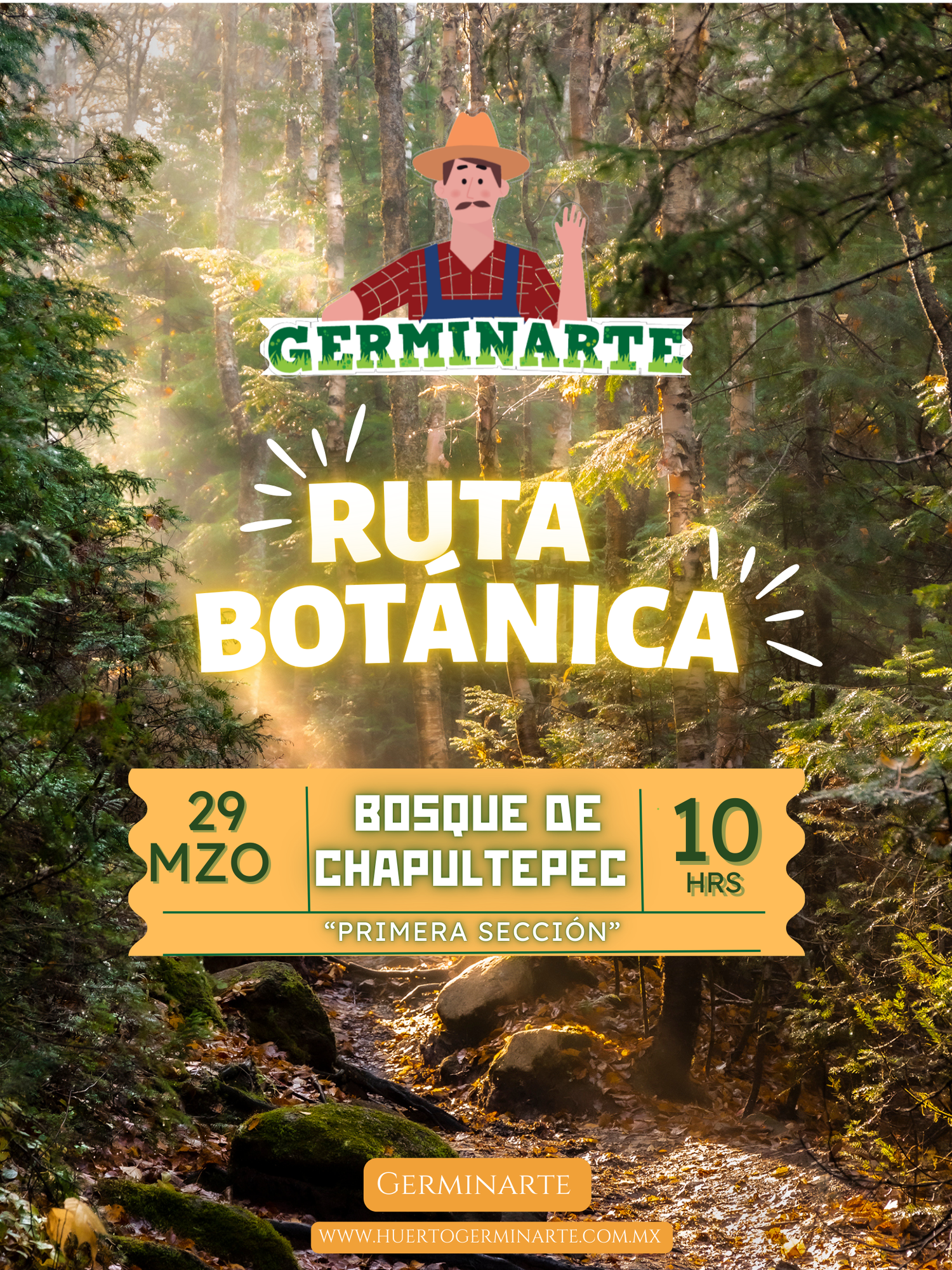 Ruta Botánica Chapultepec 29 Marzo