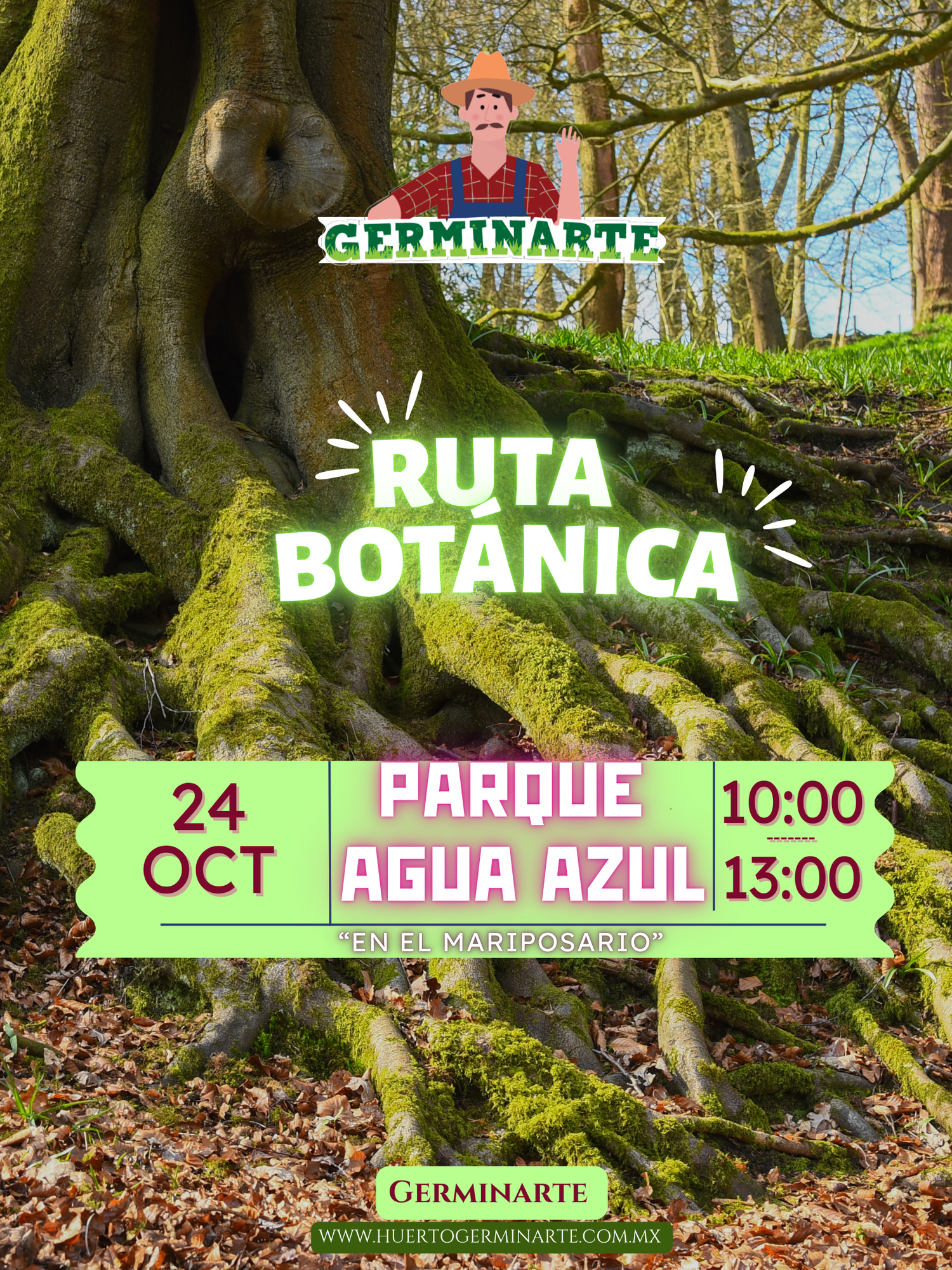 Ruta Botánica Parque Agua Azul 24 de Octubre