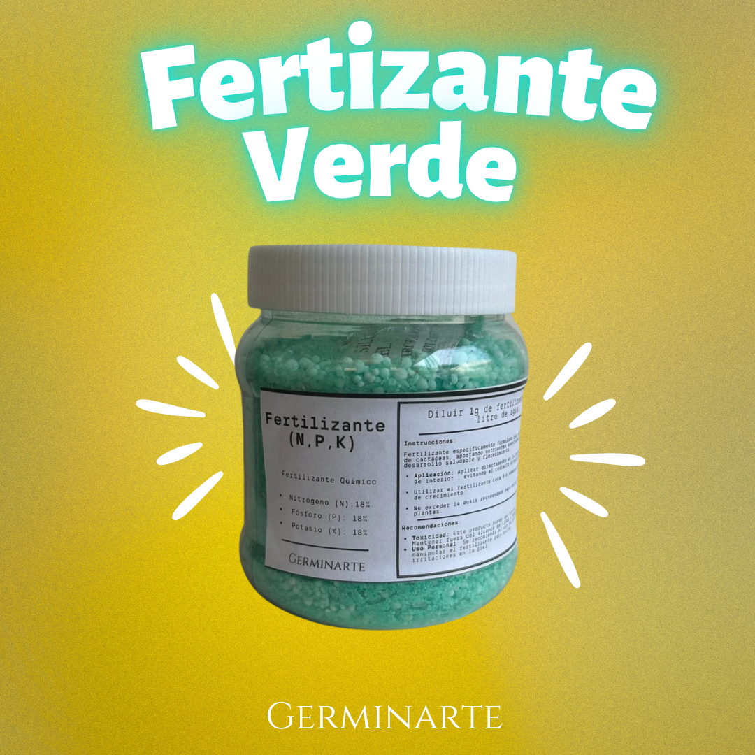 Fertilizante verde para crecimiento