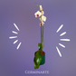 Arreglo de Orquídeas – 2 varas en maceta de ceramica 🌸