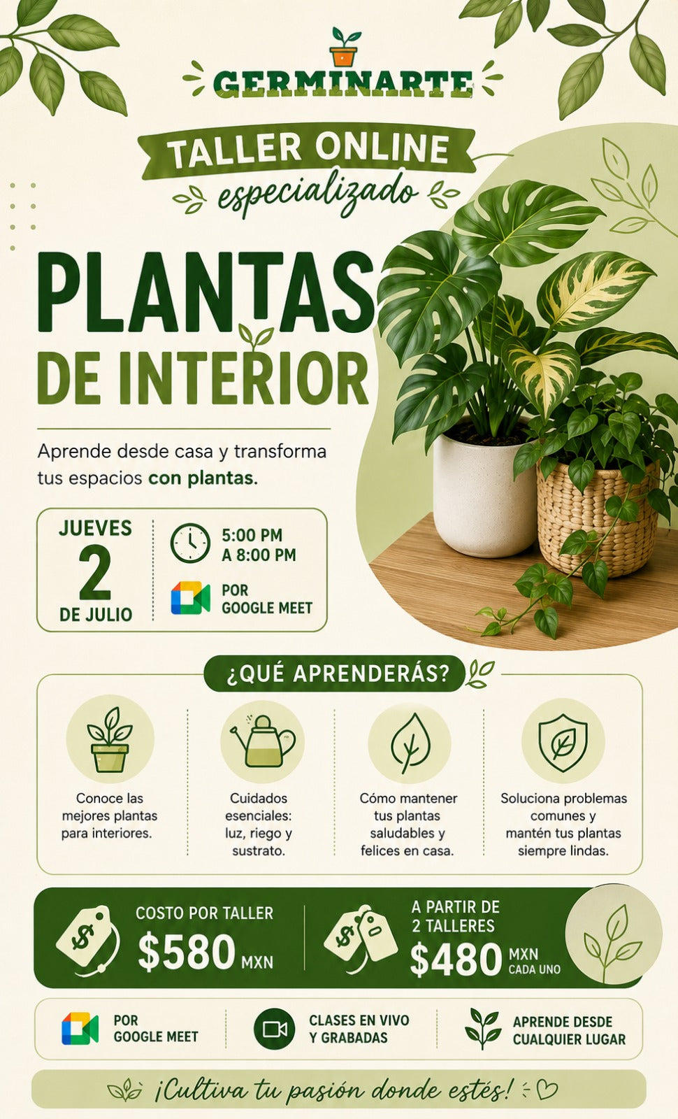 Talleres Online: Tijuana, Hermosillo, Tampico, Mexicali, Reynosa