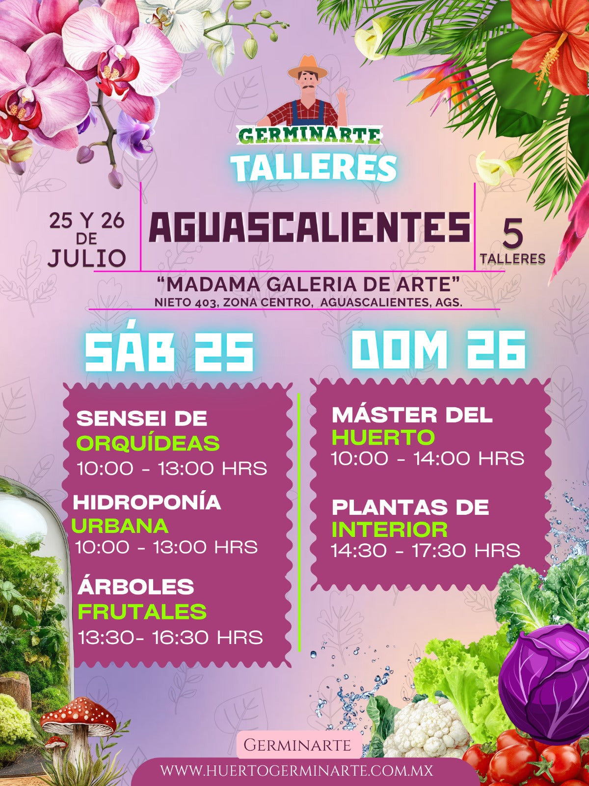 Aguascalientes 25 y 26 de julio